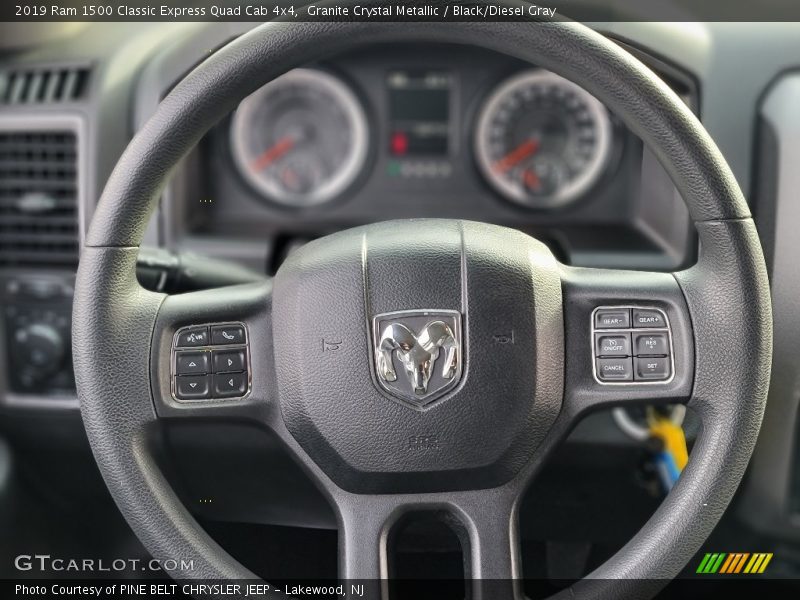Granite Crystal Metallic / Black/Diesel Gray 2019 Ram 1500 Classic Express Quad Cab 4x4