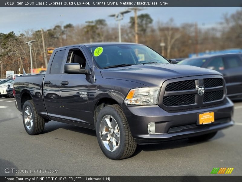 Granite Crystal Metallic / Black/Diesel Gray 2019 Ram 1500 Classic Express Quad Cab 4x4