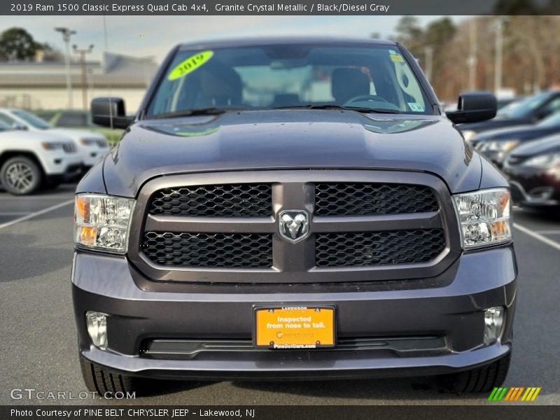 Granite Crystal Metallic / Black/Diesel Gray 2019 Ram 1500 Classic Express Quad Cab 4x4