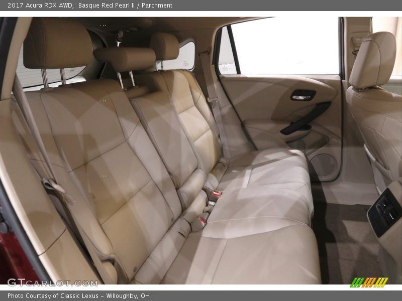 Basque Red Pearl II / Parchment 2017 Acura RDX AWD