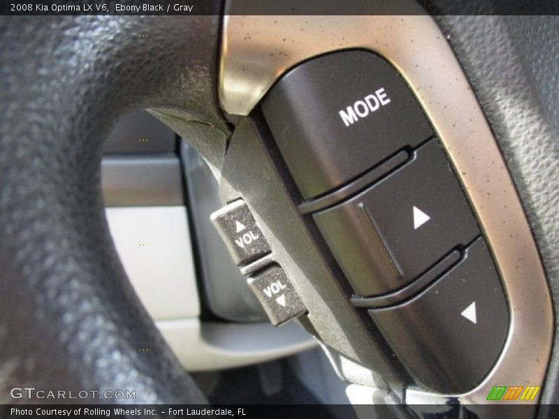 Ebony Black / Gray 2008 Kia Optima LX V6