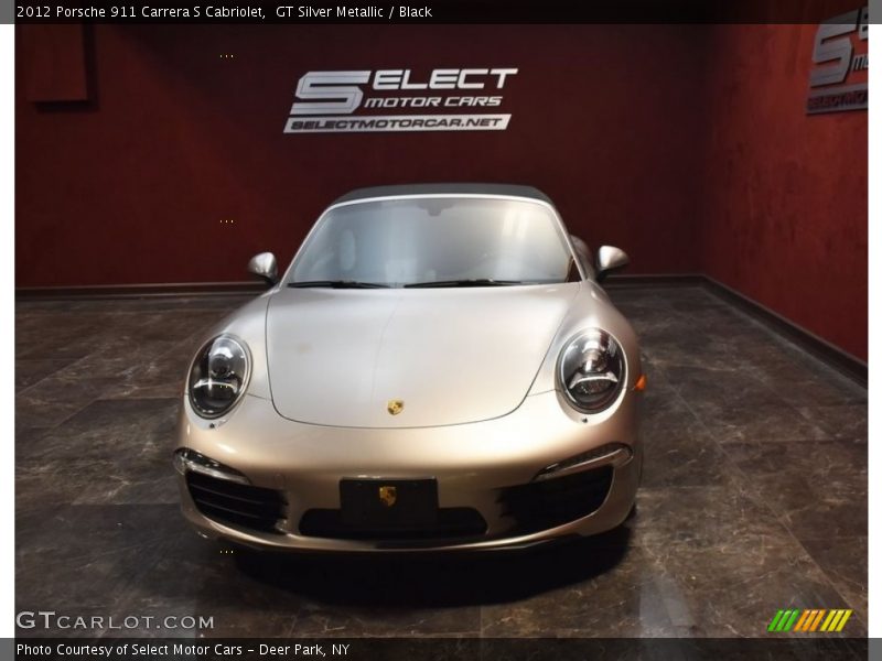 GT Silver Metallic / Black 2012 Porsche 911 Carrera S Cabriolet