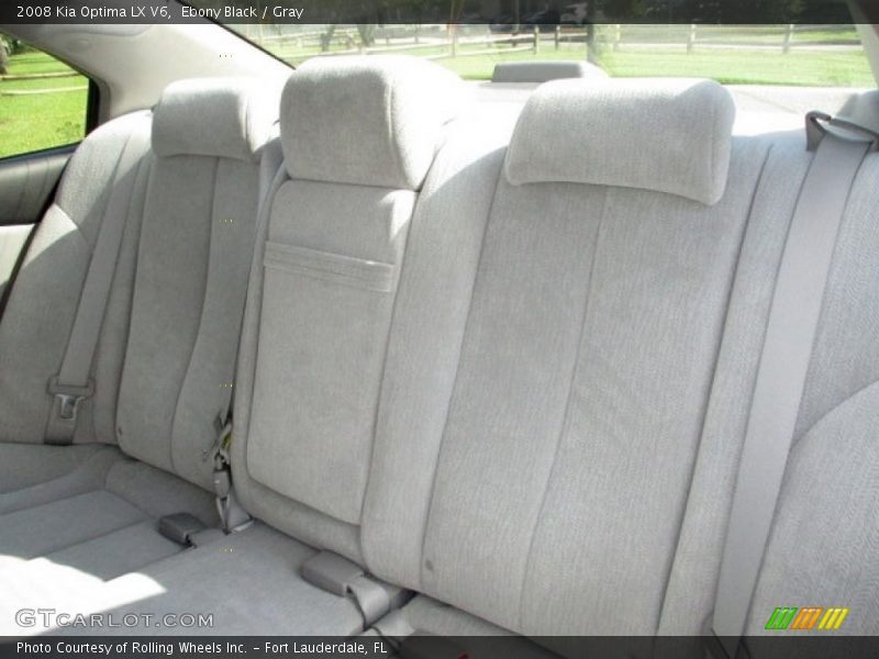 Ebony Black / Gray 2008 Kia Optima LX V6
