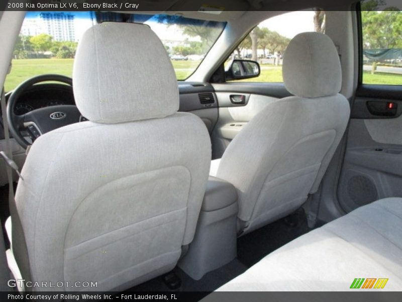 Ebony Black / Gray 2008 Kia Optima LX V6