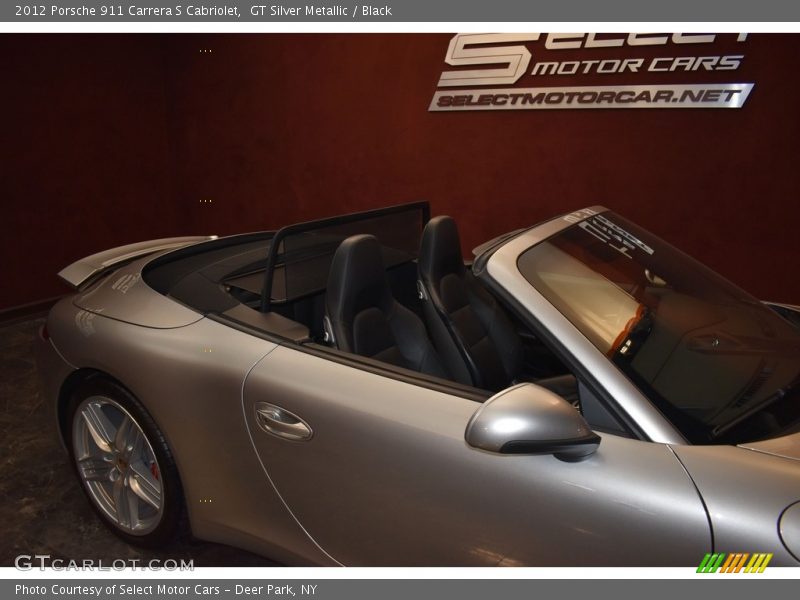 GT Silver Metallic / Black 2012 Porsche 911 Carrera S Cabriolet