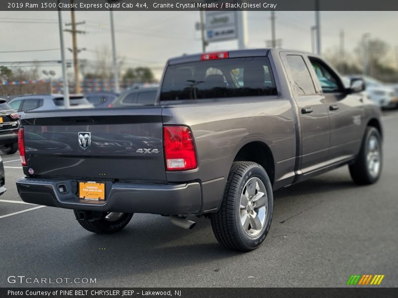 Granite Crystal Metallic / Black/Diesel Gray 2019 Ram 1500 Classic Express Quad Cab 4x4