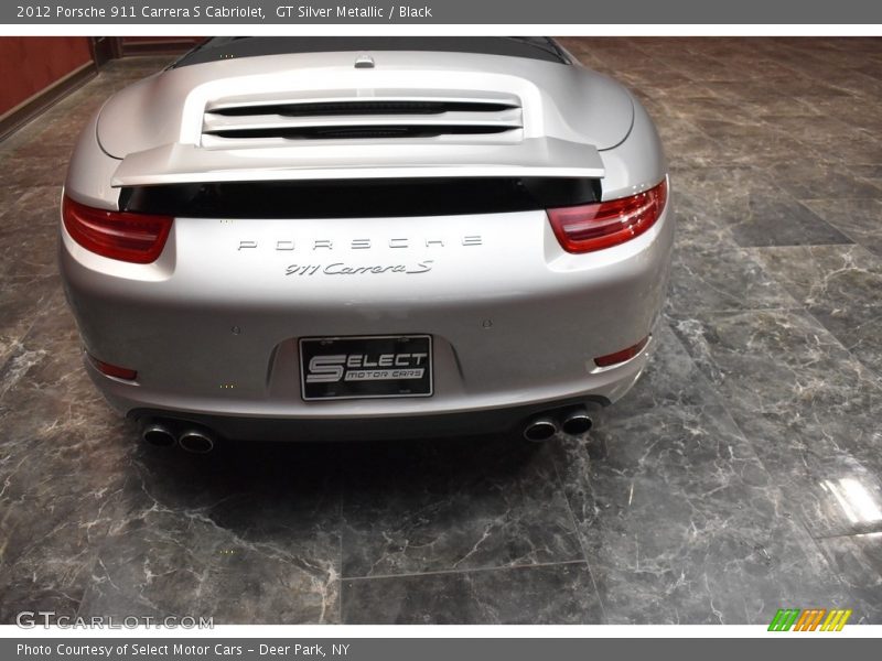 GT Silver Metallic / Black 2012 Porsche 911 Carrera S Cabriolet