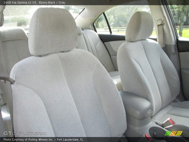Ebony Black / Gray 2008 Kia Optima LX V6
