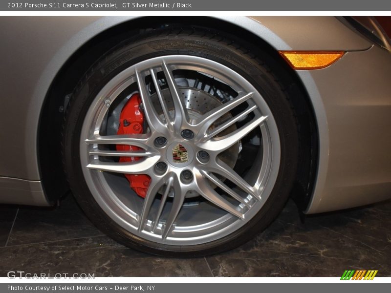 GT Silver Metallic / Black 2012 Porsche 911 Carrera S Cabriolet