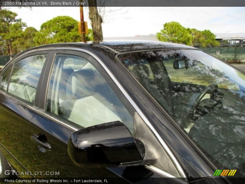 Ebony Black / Gray 2008 Kia Optima LX V6