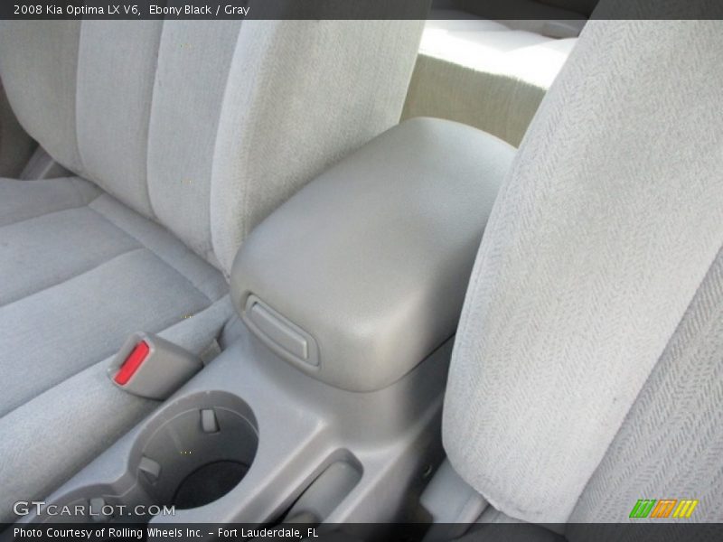 Ebony Black / Gray 2008 Kia Optima LX V6