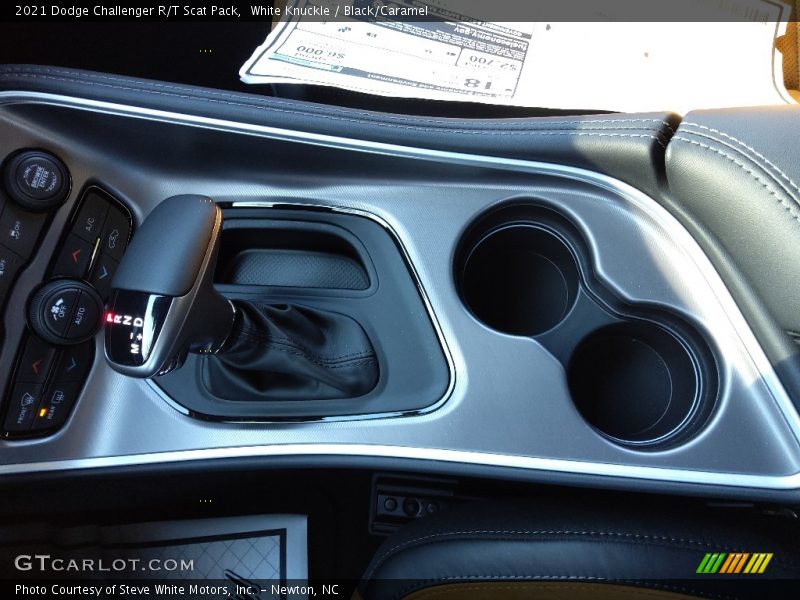 White Knuckle / Black/Caramel 2021 Dodge Challenger R/T Scat Pack