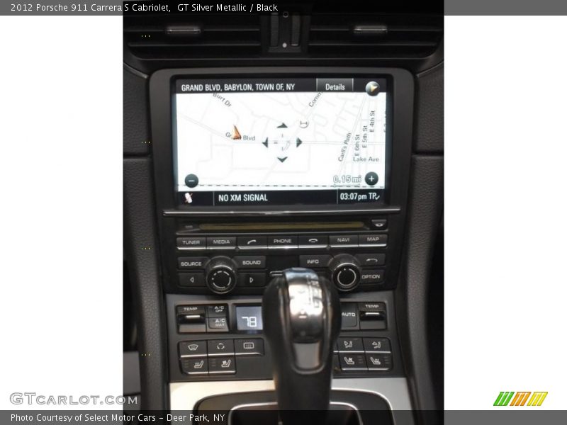 GT Silver Metallic / Black 2012 Porsche 911 Carrera S Cabriolet