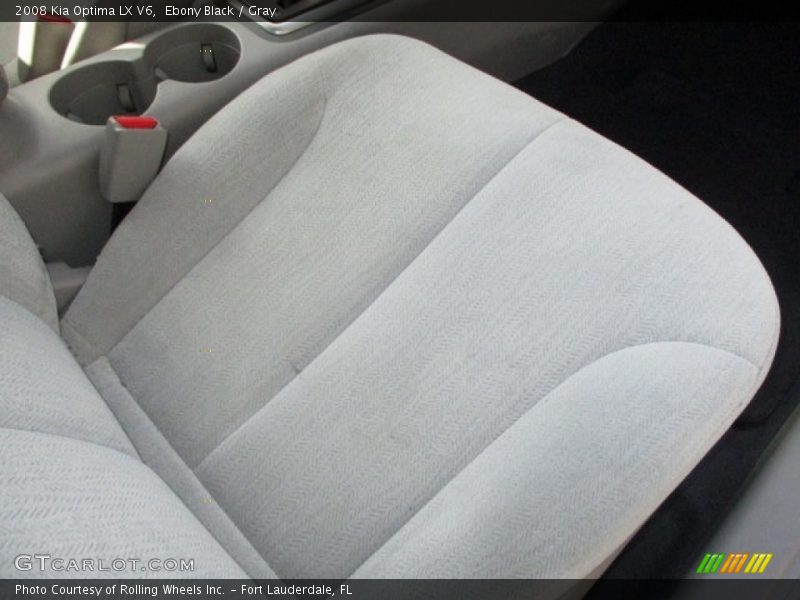 Ebony Black / Gray 2008 Kia Optima LX V6