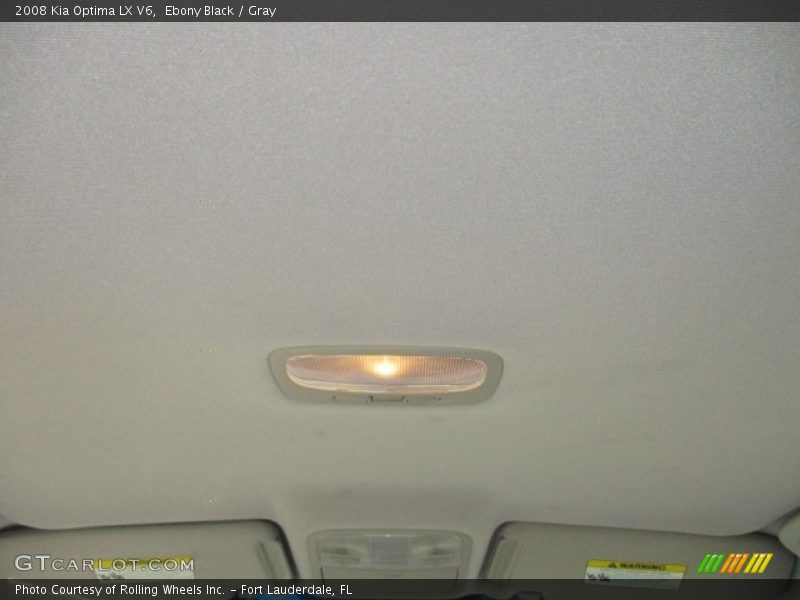 Ebony Black / Gray 2008 Kia Optima LX V6