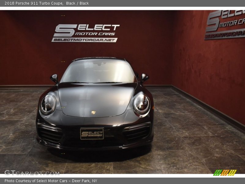 Black / Black 2018 Porsche 911 Turbo Coupe
