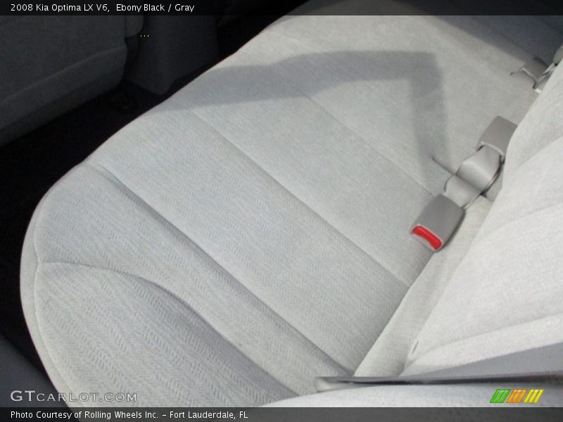Ebony Black / Gray 2008 Kia Optima LX V6