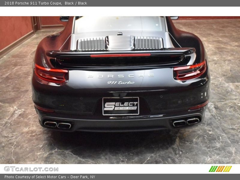 Black / Black 2018 Porsche 911 Turbo Coupe