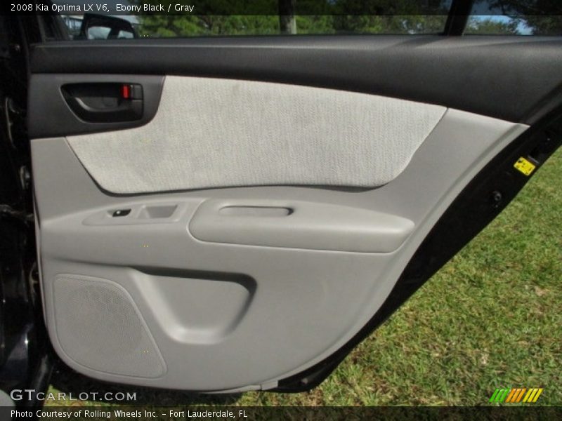 Ebony Black / Gray 2008 Kia Optima LX V6
