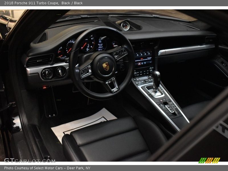 Black / Black 2018 Porsche 911 Turbo Coupe