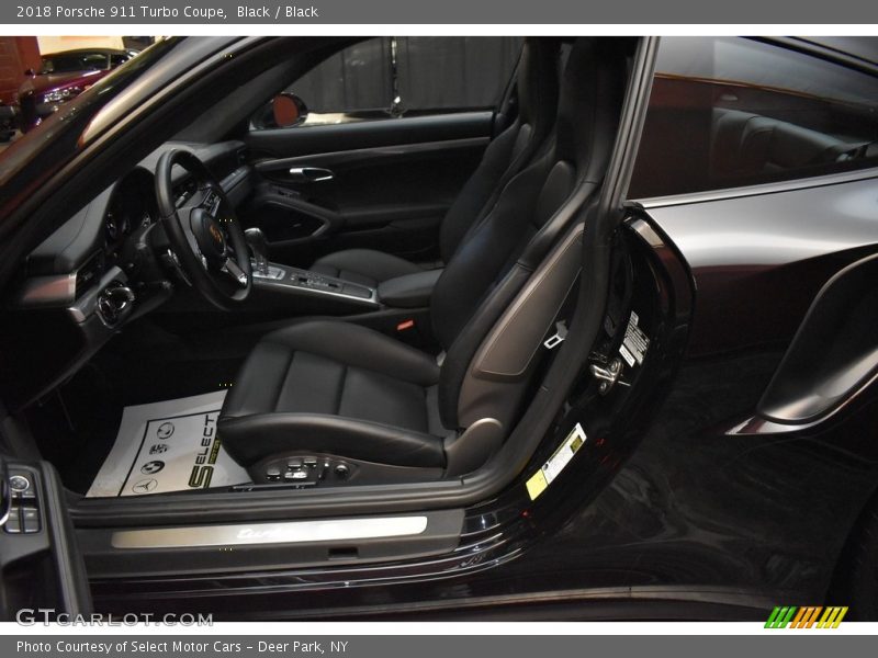 Black / Black 2018 Porsche 911 Turbo Coupe