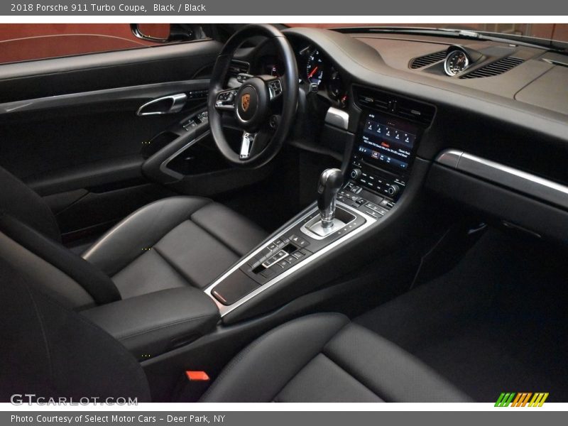 Black / Black 2018 Porsche 911 Turbo Coupe