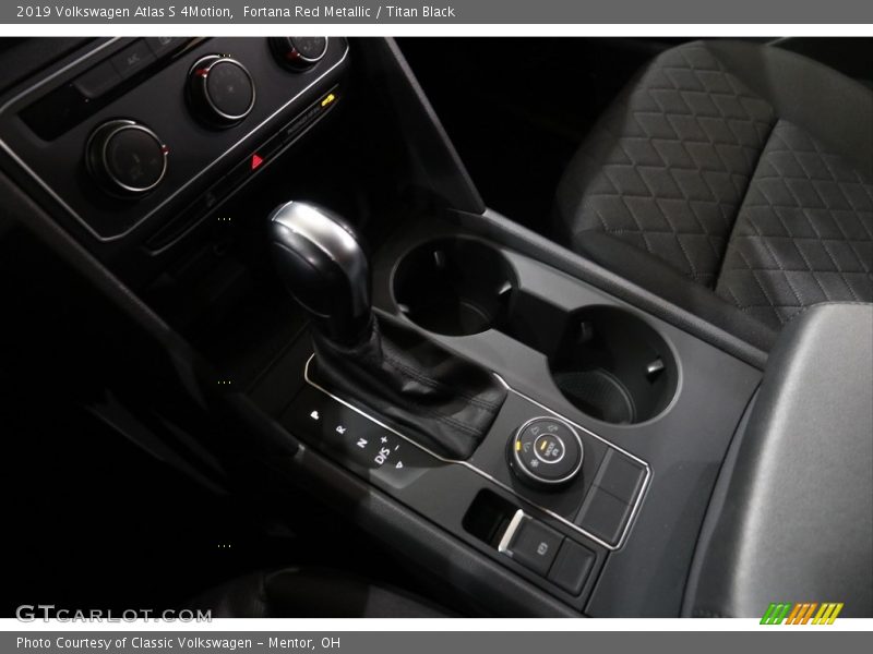 Fortana Red Metallic / Titan Black 2019 Volkswagen Atlas S 4Motion