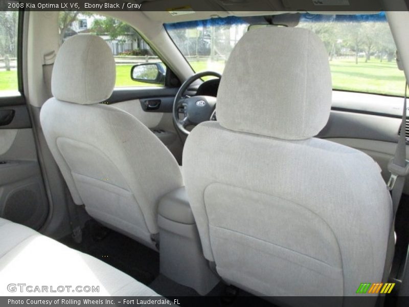 Ebony Black / Gray 2008 Kia Optima LX V6