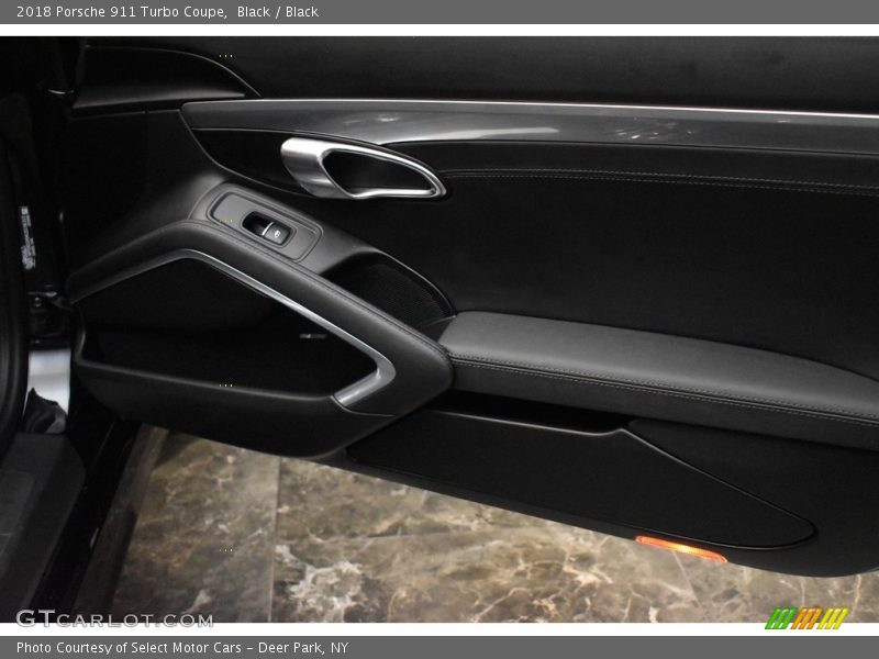 Black / Black 2018 Porsche 911 Turbo Coupe