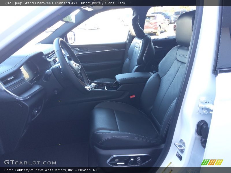 Bright White / Global Black 2022 Jeep Grand Cherokee L Overland 4x4