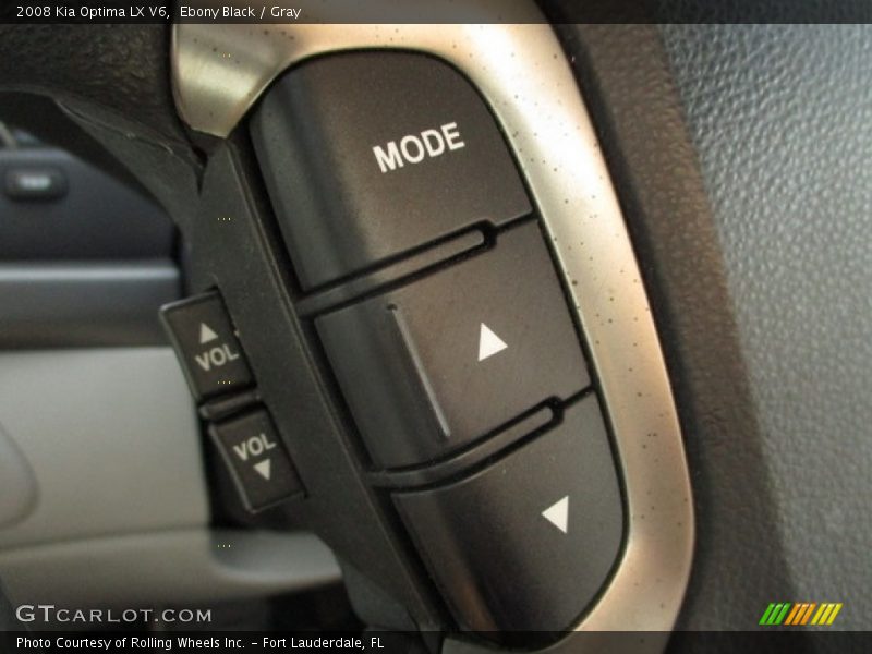 Ebony Black / Gray 2008 Kia Optima LX V6