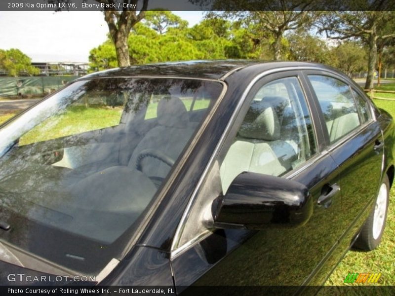 Ebony Black / Gray 2008 Kia Optima LX V6