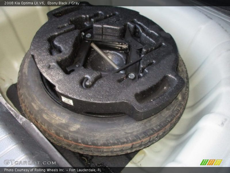 Ebony Black / Gray 2008 Kia Optima LX V6