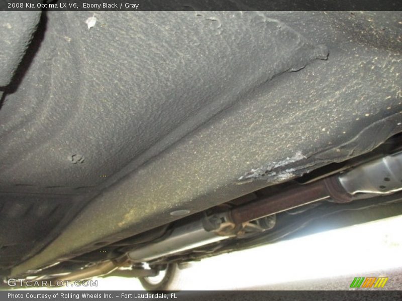Ebony Black / Gray 2008 Kia Optima LX V6