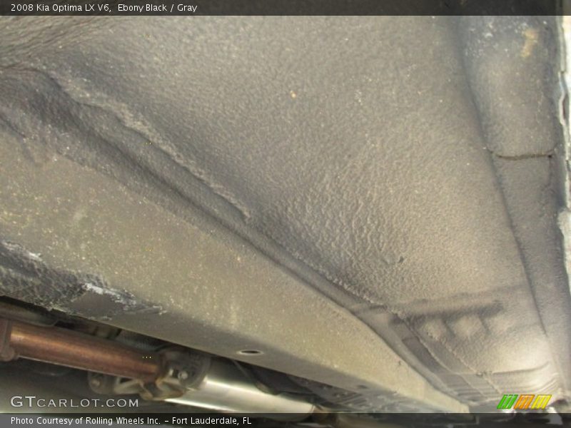 Ebony Black / Gray 2008 Kia Optima LX V6