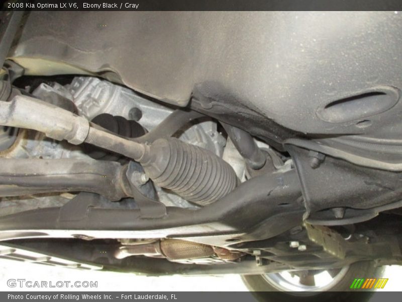 Ebony Black / Gray 2008 Kia Optima LX V6