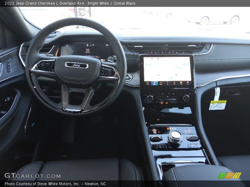 Bright White / Global Black 2022 Jeep Grand Cherokee L Overland 4x4