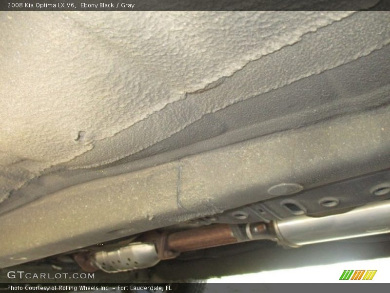 Ebony Black / Gray 2008 Kia Optima LX V6