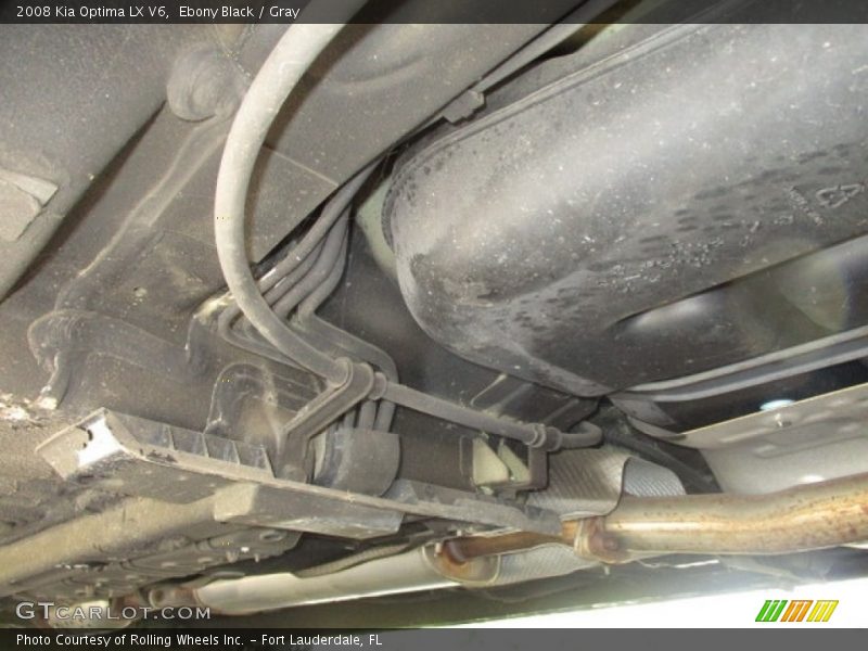 Ebony Black / Gray 2008 Kia Optima LX V6