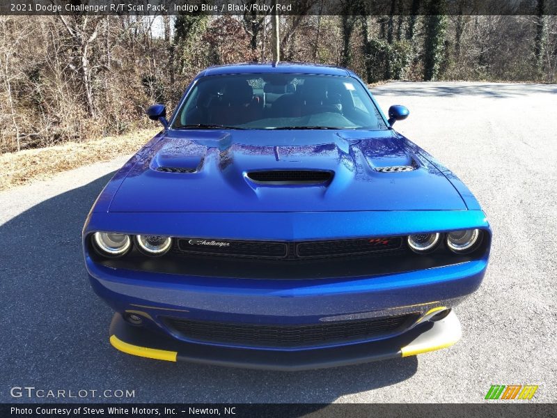 Indigo Blue / Black/Ruby Red 2021 Dodge Challenger R/T Scat Pack
