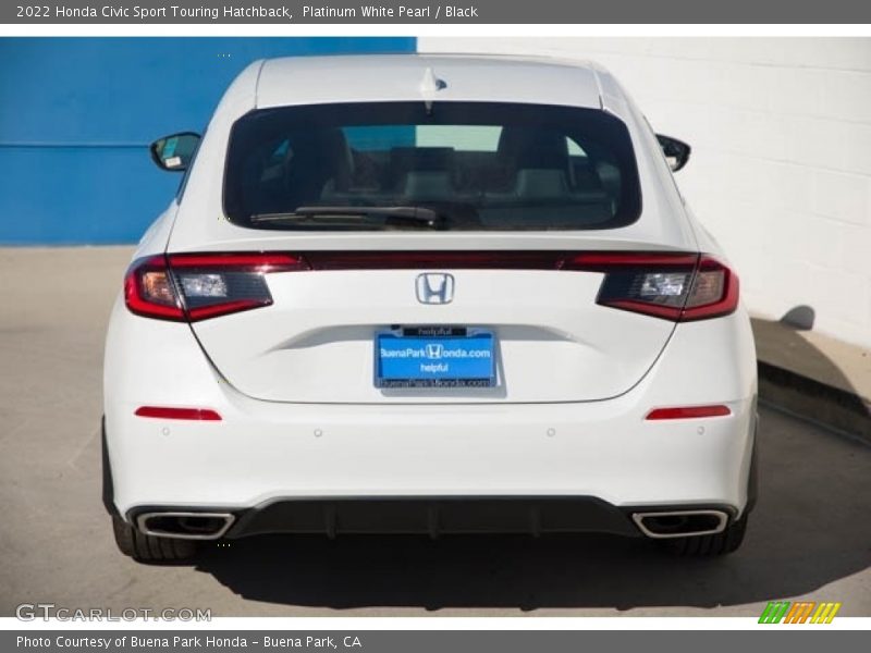 Platinum White Pearl / Black 2022 Honda Civic Sport Touring Hatchback