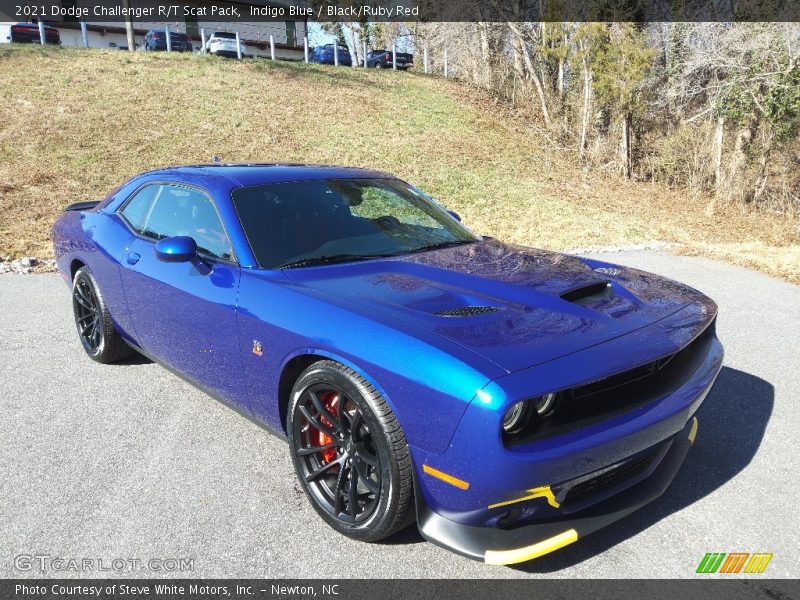 Indigo Blue / Black/Ruby Red 2021 Dodge Challenger R/T Scat Pack