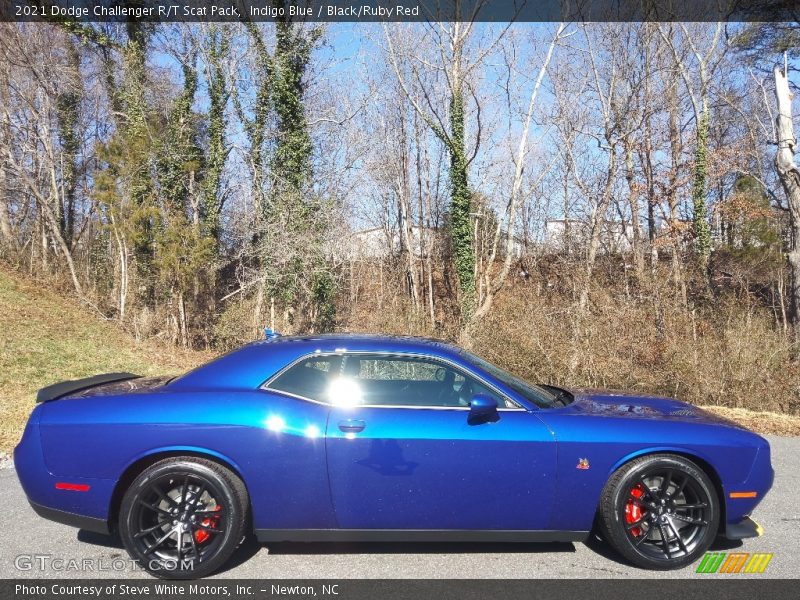 Indigo Blue / Black/Ruby Red 2021 Dodge Challenger R/T Scat Pack