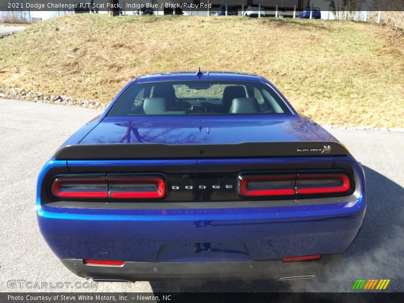 Indigo Blue / Black/Ruby Red 2021 Dodge Challenger R/T Scat Pack