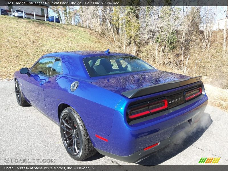 Indigo Blue / Black/Ruby Red 2021 Dodge Challenger R/T Scat Pack
