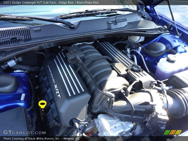 Indigo Blue / Black/Ruby Red 2021 Dodge Challenger R/T Scat Pack