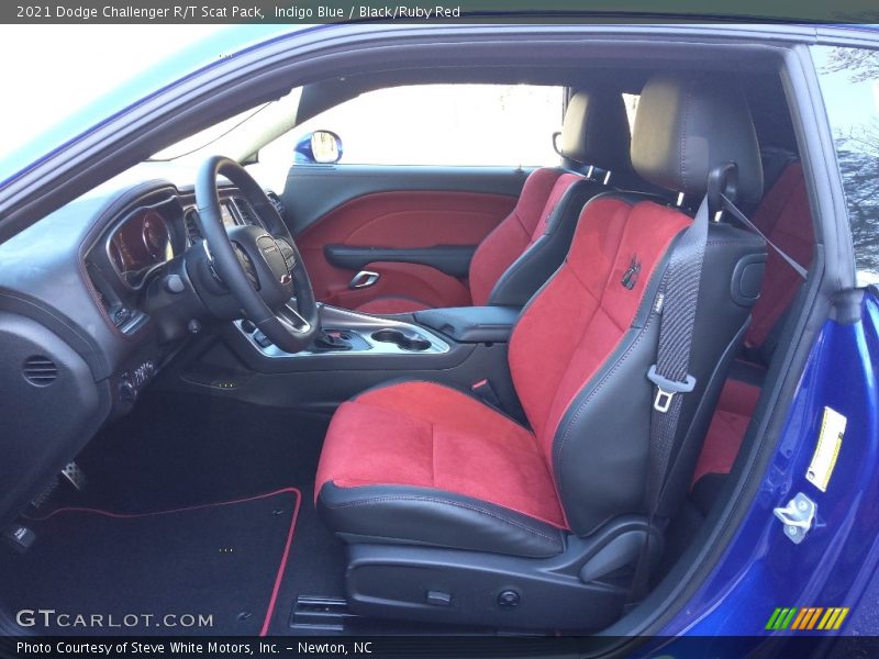 Indigo Blue / Black/Ruby Red 2021 Dodge Challenger R/T Scat Pack