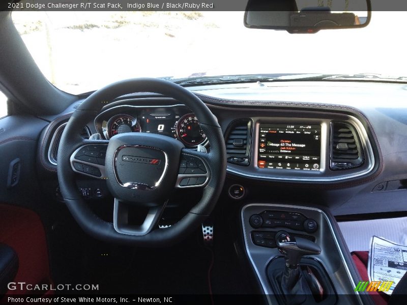 Indigo Blue / Black/Ruby Red 2021 Dodge Challenger R/T Scat Pack