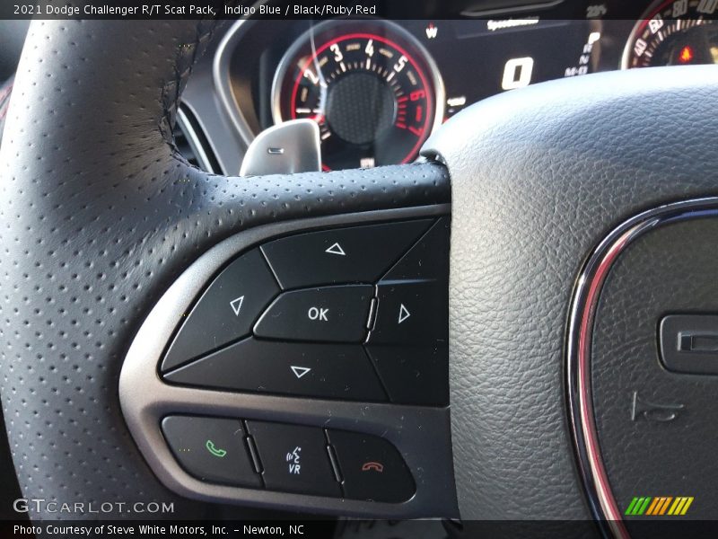 Indigo Blue / Black/Ruby Red 2021 Dodge Challenger R/T Scat Pack