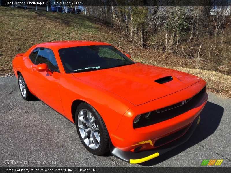 Go Mango / Black 2021 Dodge Challenger GT